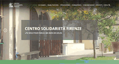 Desktop Screenshot of centrosolidarietafirenze.it
